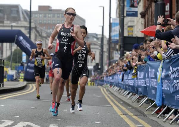 Non Stanford in action in the ITU World Series in Leeds last year.