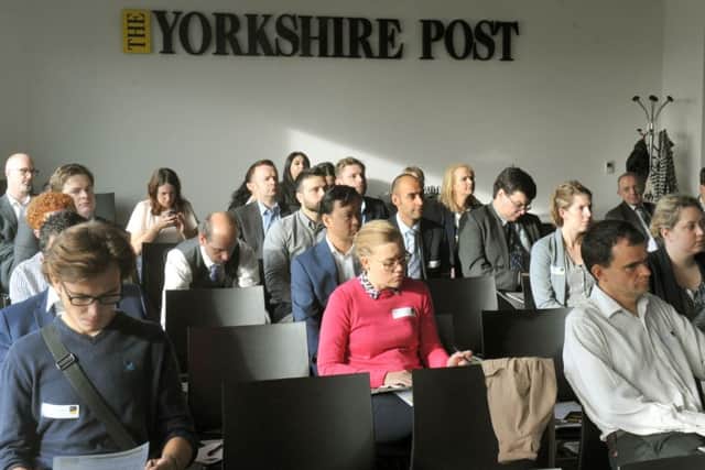 280916  Delegates  at the Innovation Network event on Cyber Security at the Yorkshire Post Offices in Leeds.