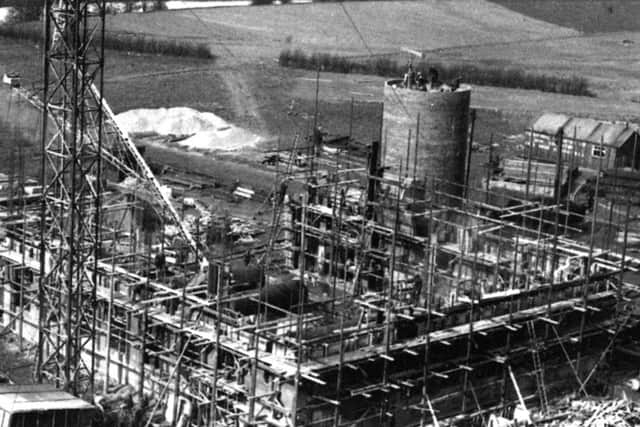 Bember Factory under construction  late 1920s
