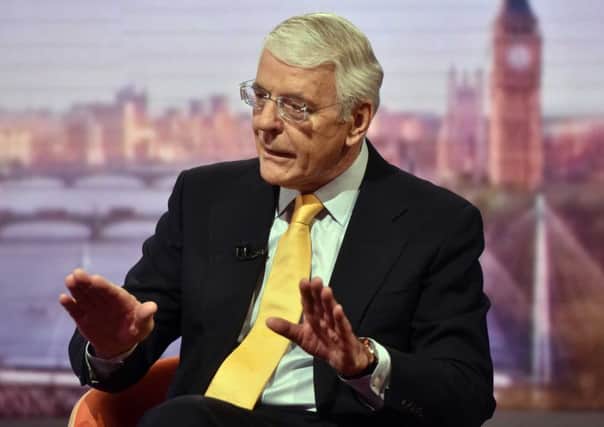 Former prime minister Sir John Major kept the size of the public sector in check.