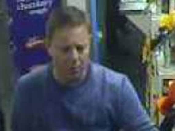 Police in York are tracing this man.
