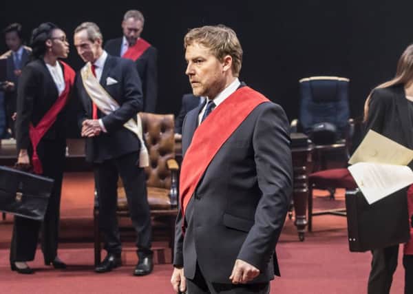 PLAY FOR OUR TIME: Sam West in Julius Caesar at the Crucible Sheffield
. PICTURES: Johan Persson