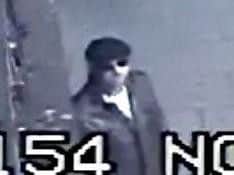 A CCTV image of a man police want to speak to