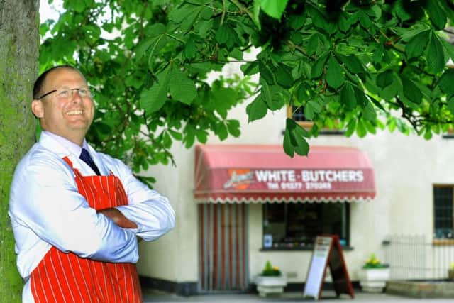 James White, the butcher in Hutton Cranswick.
