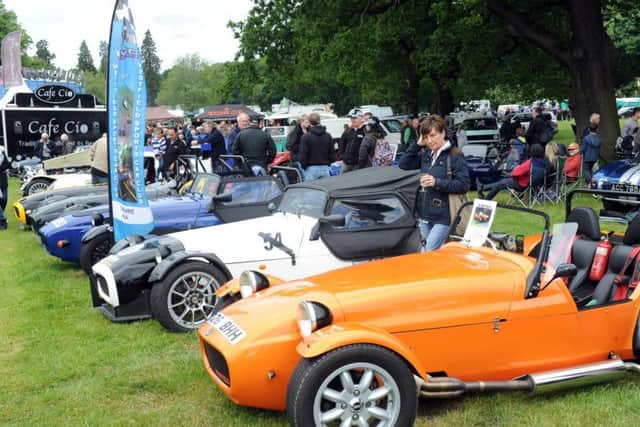 Classic cars at the event in 2016