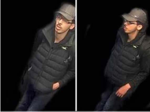 Salman Abedi pictured moments before Monday's horrific bomb blast at Manchester Arena