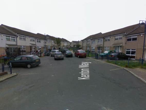 The fire broke out at a house in Kenton Way, Bradford. Picture: Google