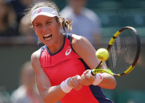 Johanna Konta: Crashed out of the first round of the French Open at Roland Garros.
