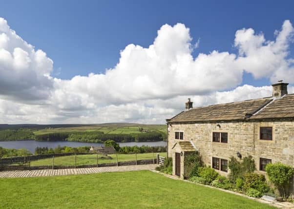 Middle Farm, West End, with views over Thruscross reservoir