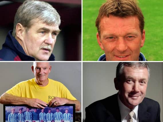 Les Chapman, Steve Smith, Roy Ellam and  Trevor Cherry were part of Huddersfield's last top flight XI