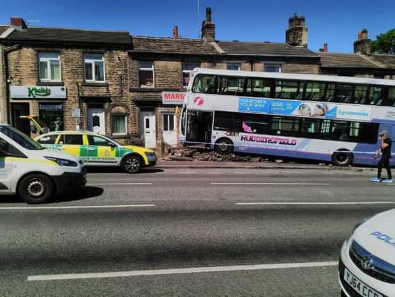 The bus crashed on Westbourne Road in Marsh (Adam Harbour)