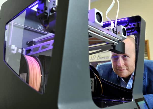 30 May 2017.......      Ben Hawksworth, CEO & Founder Hawk 3D Proto, a 3D printing company in Cleckheaton.   Picture Tony Johnson.