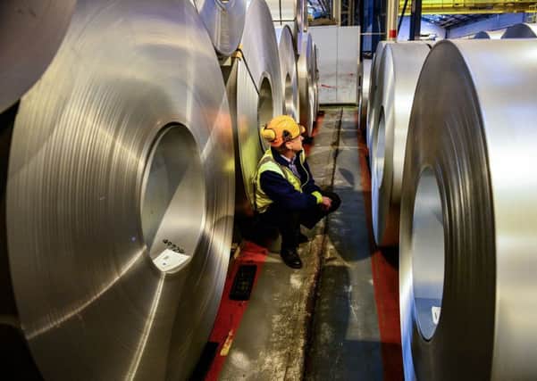 Output in Britain's manufacturing industry eased back from a three-year high.
Photo: Birchall/PA Wire
