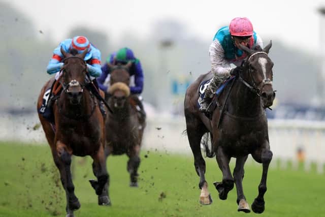 Shutter Speed ridden by Frankie Dettori (right) wins The Tattersalls Musidora Stakes during day one of the Dante Festival at York Racecourse. (Picture: Mike Egerton/PA Wire)