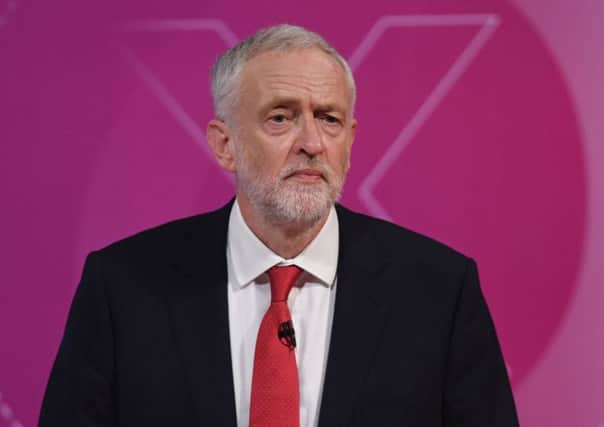 Jeremy Corbyn answers questions in the BBC Question Time Leaders Special broadcast from York University