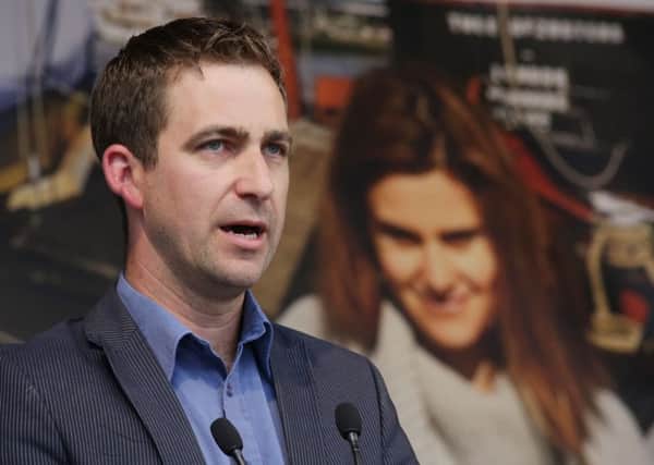 Brendan Cox, widower of murdered MP Jo Cox, who has described the moment he heard about her death as like a "grenade going off inside me".  Daniel Leal-Olivas/PA Wire