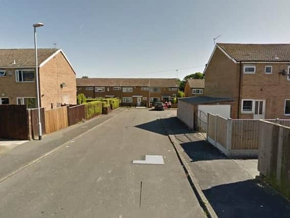 A shotgun was fired at a flat in Langbar Garth, Swarcliffe. Picture: Google