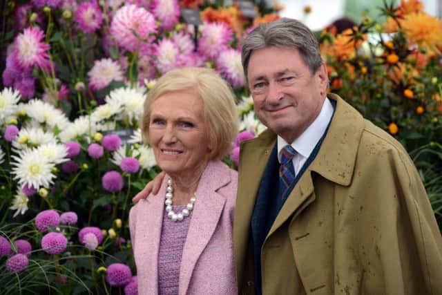 Mary Berry and Alan Titchmarsh at the RHS Chatsworth Flower Show. Picture: Scott Merrylees