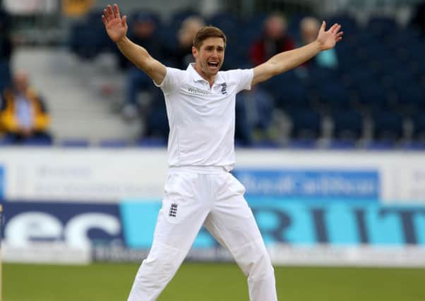 England's Chris Woakes. Picture: Richard Sellers/PA