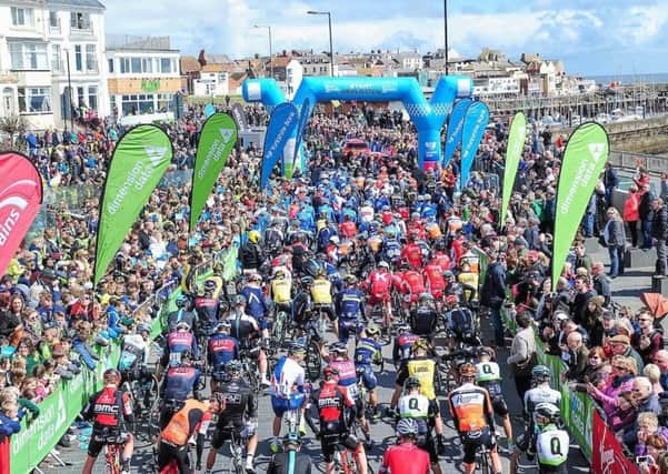 The Tour de Yorkshire started in Bridlington this year.