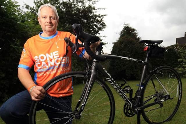 Tim Albiston is taking part in the Leeds triathlon this weekend and will be participating in a London to Amsterdam bike ride in September.