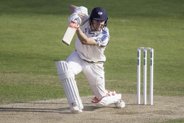 Yorkshire captain Gary Ballance hits out at Headingley earlier this season. Picture by Allan McKenzie/SWpix.com