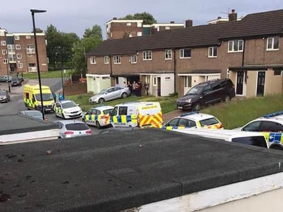 Emergency services were called to Constable Road following the discovery of a body