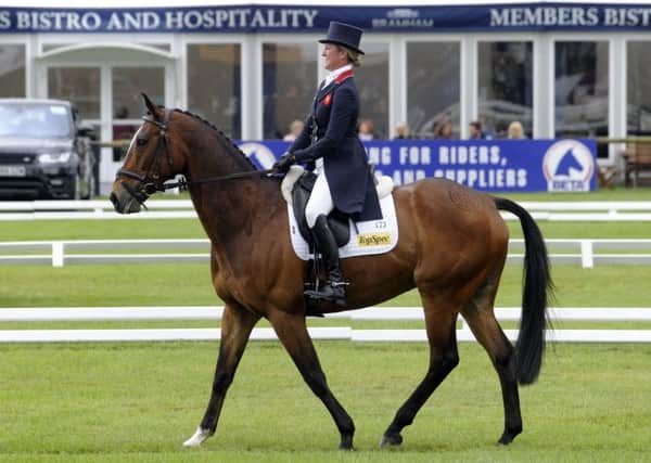 Nicola Wilson on her horse Kings Advocate II takes part in the dressage. Picture: Simon Hulme