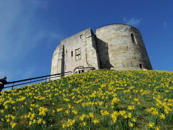 Clifford's Tower in York.