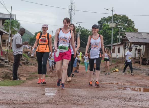 Pauline Cafferkey running 10km as part of Street Child's Sierra Leone Marathon