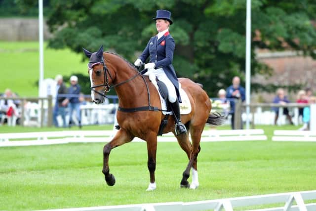 STEADY NOW: Nicola Wilson on One Two Many at the Bramham Horse Trails. Picture: Tony Johnson.