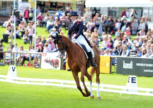 Zara Tindall on Fernhill Facetime at Bramham Horse Trials.   Picture: Tony Johnson.