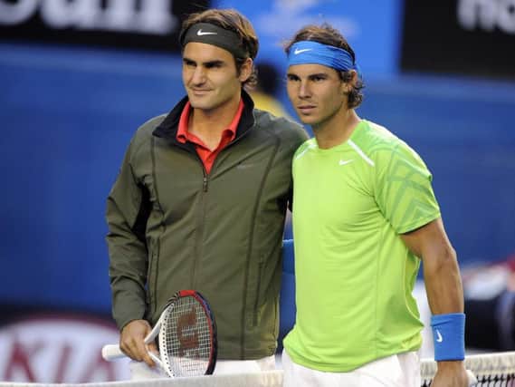 Roger Federer and Rafael Nadal played each other in the final of the Australian Open (Photo: PA)