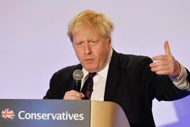 Boris Johnson says he is not lining himself up to be the next leader of the Conservatives. PA