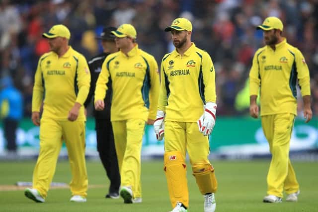 FRUSTRATION: Australia's players are heading home. Picture: Mike Egerton/PA