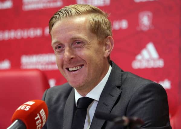 New Middlesbrough manager Garry Monk is unveiled during a press conference. (Picture: Richard Sellers/PA Wire)