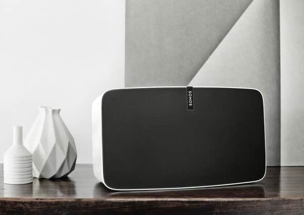 Sonos speakers connect to each other and stream music around your home