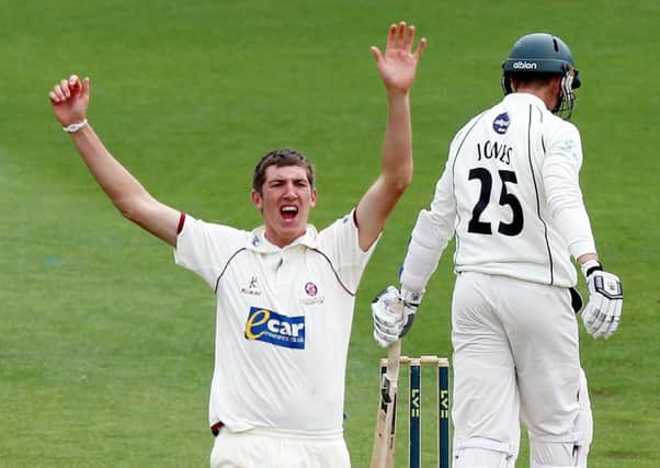 Somerset's Craig Overton gets his chance
