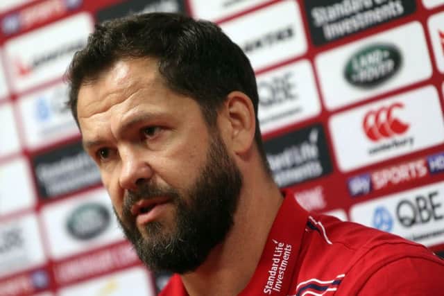 Lions defence coach Andy Farrell.