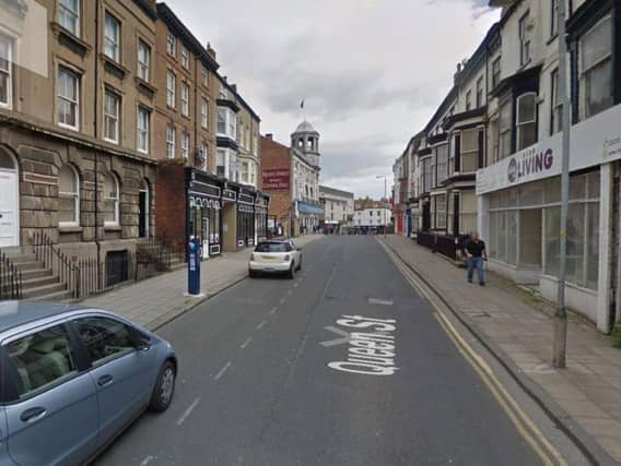 The scooter was taken from the back of a property at Queen Street, Scarborough. Picture: Google