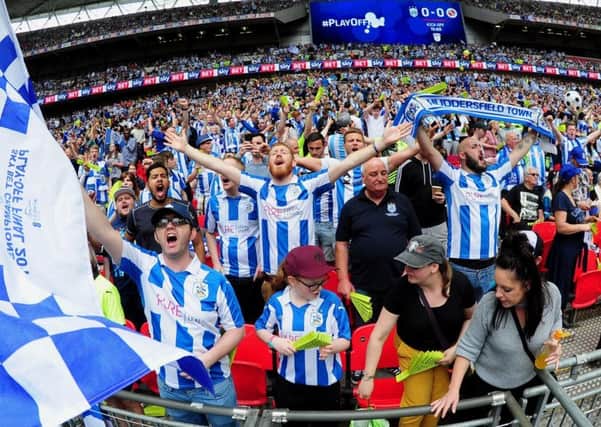 Huddersfield Town's fans will be playing host to and travelling to some of English football's biggest and most glamorous clubs throughout 2017-18. Picture: Simon Hulme