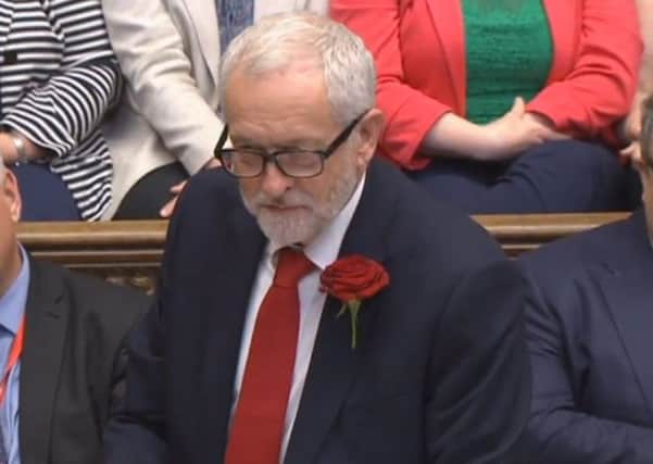 Labour leader Jeremy Corbyn speaking in the House of Commons. PIC: PA