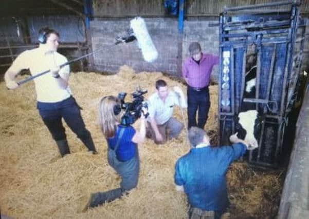 The Yorkshire Vet camera crew was on hand to capture Julian Norton's hour-long surgery on Richard's bull.