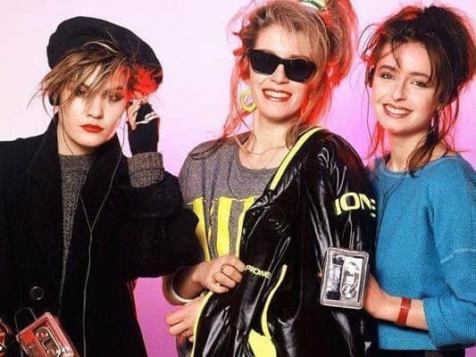 Bananarama as a trio in the 80s.