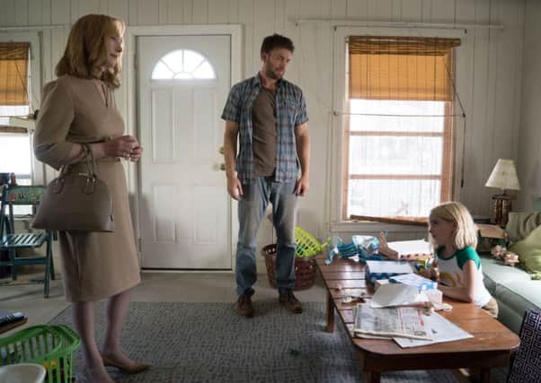 FAMILY: Lindsay Duncan, Chris Evans and Mckenna Grace in Gifted.