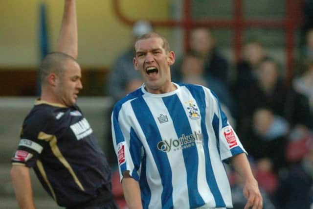Andy Booth, pictured in his playing days for Town against Oldham back in November 2006.