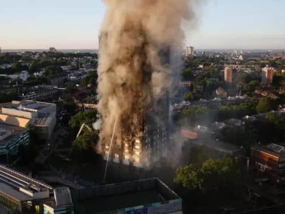 The blaze at the tower block