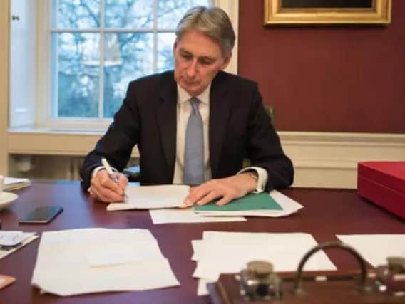 Chancellor Philip Hammond will seek to reassure businesses over Brexit cash.