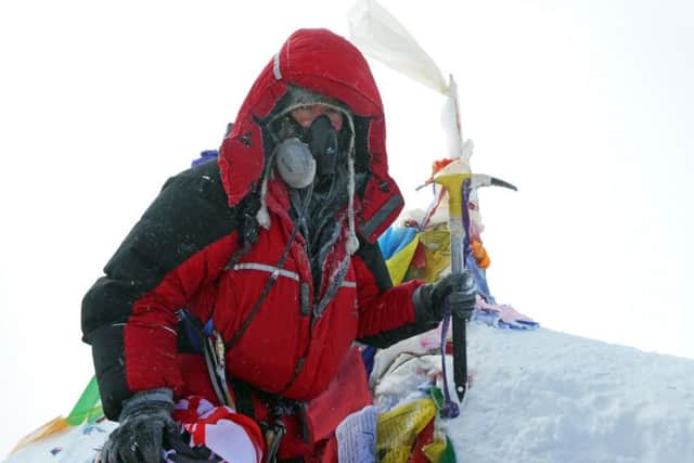 This year the view from the top of Everest was obscured by clouds, but the weather couldn't deter Ian Toothill.