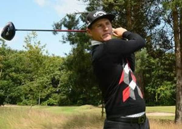Huddersfield's Nick Marsh shot a 64 in the last round of the  Eagle Orchid Scottish Masters (Picture: Chris Stratford).